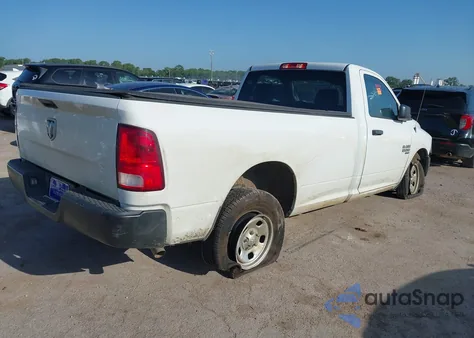 2023 Ram 1500 Classic Tradesman 4X2 8' Box из США, поврежденный, VIN 3C6JR6DG3PG540976